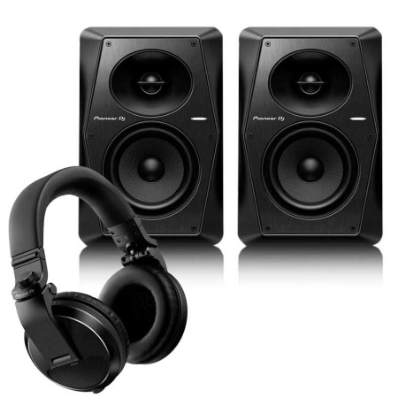 2 x PIONEER DJ VM-70 + Auriculares Pioneer DJ HDJ-X5-K Negros