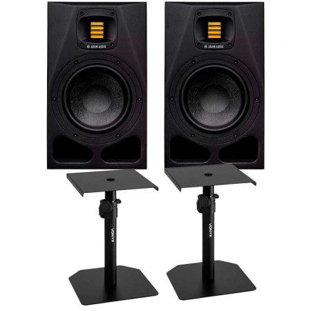 2x ADAM A4V + Soporte Vonyx