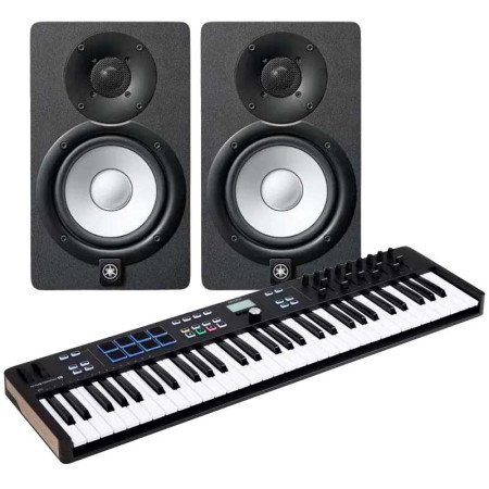 KEYLAB ESSENTIAL 61 MK3 Negro+ Yamaha HS5