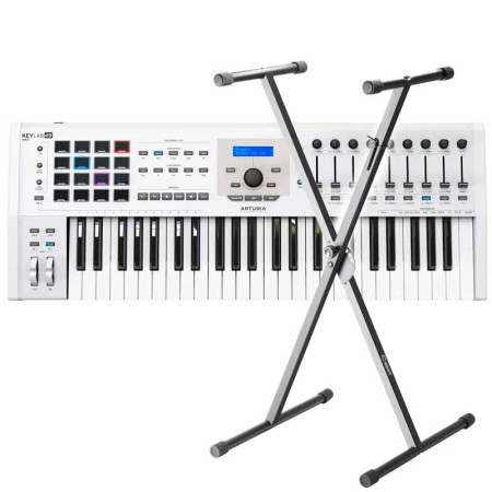 ARTURIA KEYLAB 49 MKII Blanco + Soporte ADAM HALL SKS 04