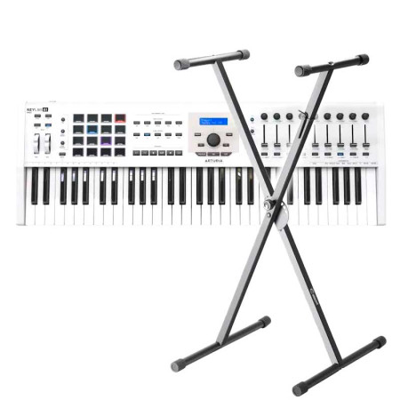 ARTURIA KEYLAB 61 MKII BLANCO + Soporte ADAM HALL SKS 04