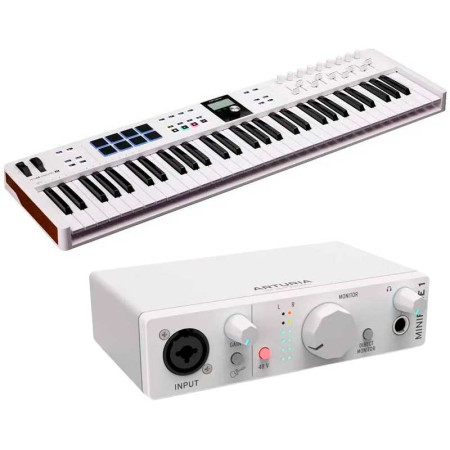 KEYLAB ESSENTIAL 61 MK3 + MINIFUSE 1 WHITE