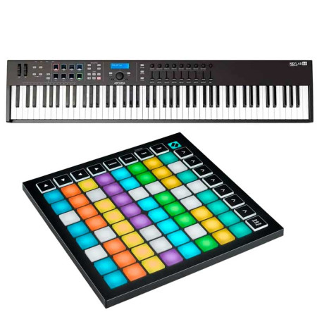 ARTURIA KEYLAB ESSENTIAL 88 MK3 NEGRO + LAUNCHPAD MINI MK3