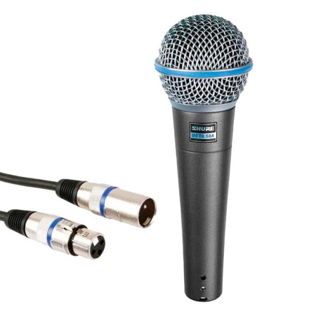 SHURE Beta 58 A + Cable XLR 3m