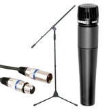 SHURE SM57 LCE + Soporte Pie Micrófono + Cable XLR 3m