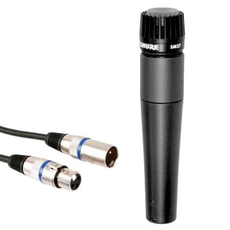 SHURE SM57 LCE + Cable XLR 3m