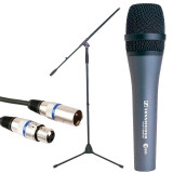 SENNHEISER E 845 + Soporte Pie Micrófono + Cable XLR 6m