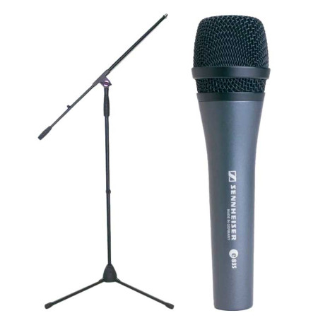SENNHEISER E 835 + Soporte Pie Micrófono