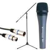 SENNHEISER E 835 + Soporte Pie Micrófono + Cable XLR 3m