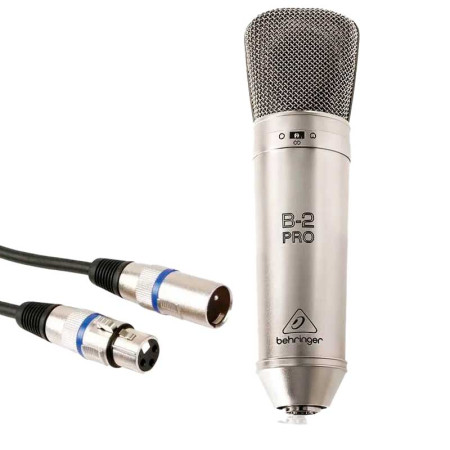 BEHRINGER B-2 PRO + Cable XLR 6 Metros BEHRINGER B-2 PRO + Cable XLR 6 Metros