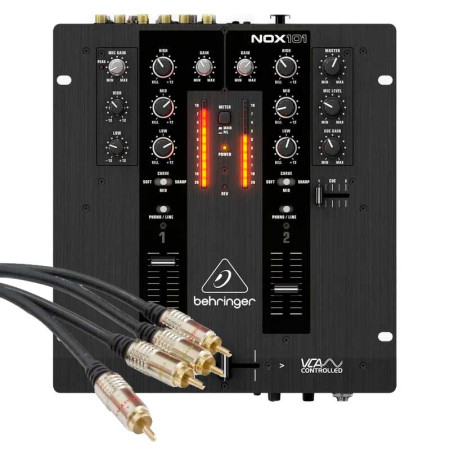 BEHRINGER PRO MIXER NOX101 + Cables BEHRINGER PRO MIXER NOX101 + Cables