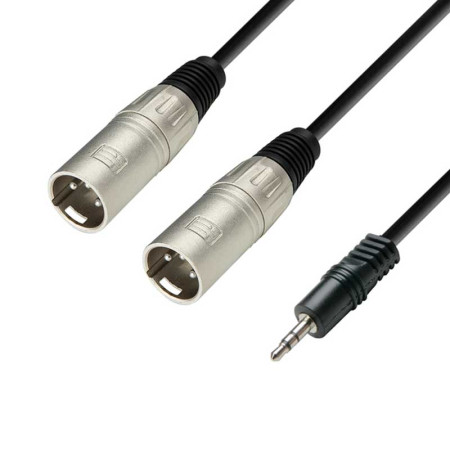 Cable Jack 3.5 Macho a 2 XLR Macho de 3 M