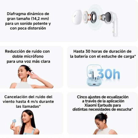 XIAOMI BUDS 4 LITE color negro