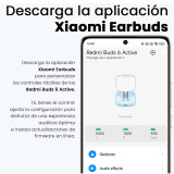 XIAOMI Redmi Buds 6 Active de color blanco