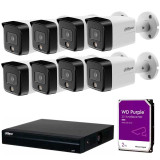 Pack Ahorro 8xDAHUA IPC-HFW1639TC-A-IL + DAHHUA NVR1108HS-8P-S3/H + Disco Duro 2TB