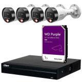 Pack Ahorro 4x IPC-HFW1239S1-A-I + Videograbador + Disco Duro