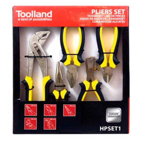 TOOLLAND HPSET1 Juego de alicates - 5 uds.