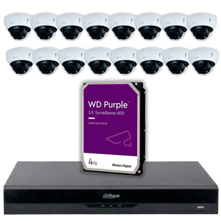 16x IPC-HDBW1431R-ZS + NVR4216-16P-EI + WD40PURX