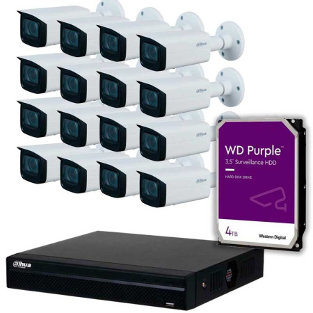 16x PC-HDW1431T-ZSS4 + NVR4216-16P-EI + WD40PURX