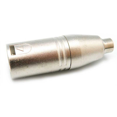 Adaptador XLR Macho 3 PIN - RCA hembra