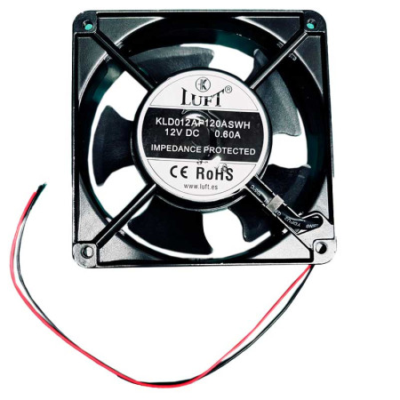 Ventilador 12V 120 x 120 x 38mm.