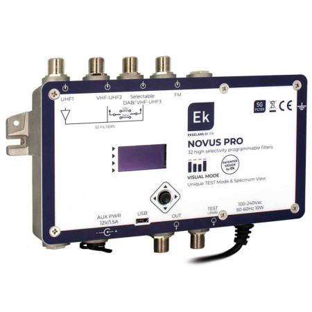 Central amplificador programable EK NOVUS PRO
