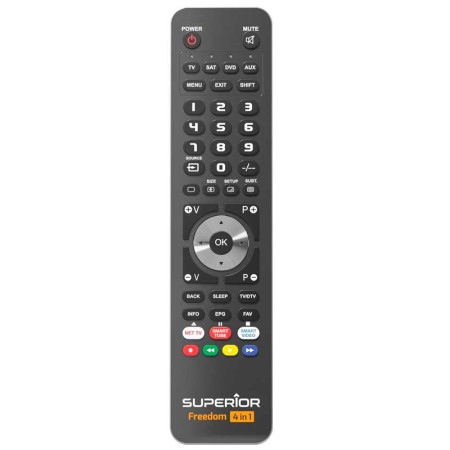 Mando universal programable USB-C SUPERIOR 4 EN 1
