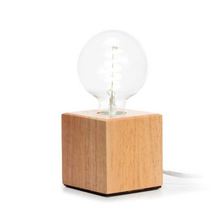 Base decorativa madera VELLIGHT V-STAND-CUB-OAK