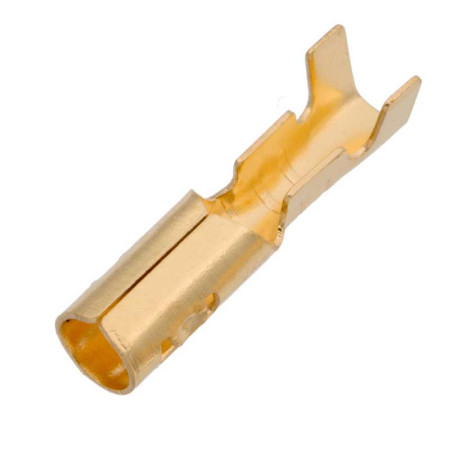 Terminal cilindrico hembra enchufable 4mm.