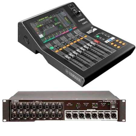 Yamaha DM3 más Yamaha TIO 1608-D