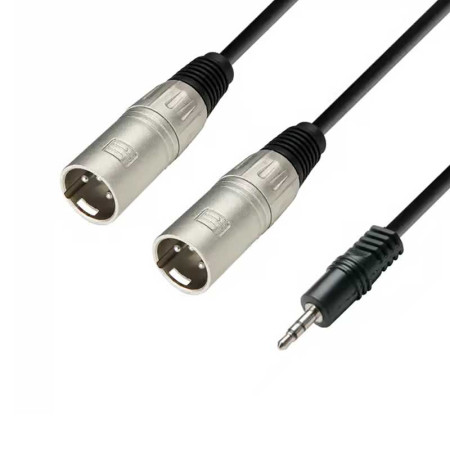 Cable Jack 3.5 Macho a 2 XLR Macho de 6 M