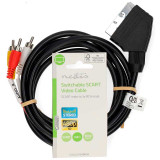 Cable conexión Euroconector a 3 RCA 2 metros