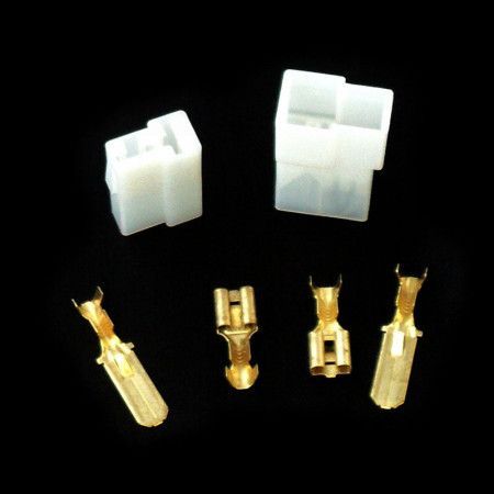 CONECTOR 2 TOMAS BLISTER CON TERMINALES FASTON