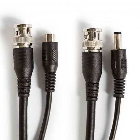 Conexión seguridad RG59 + Alimentación 50 metros