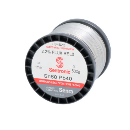 Bobina de Estaño de 1mm. 500gr.