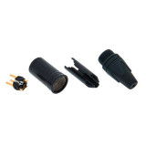 Conector XLR Macho 3 Pines Neutrik NC3MXX-B