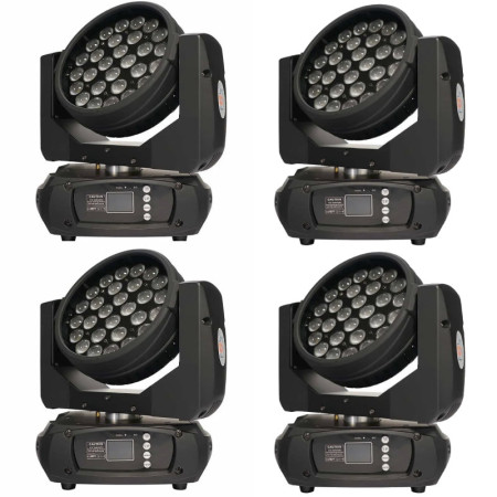 4 Cabezas móviles FOS IQ 28X12 WASH