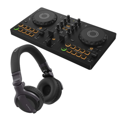 Pack Alphatheta DDJ-FLX2 más auriculares PIONEER DJ HDJ-CUE1