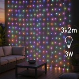 Cortina Guirnalda Exterior LED 3*2m RGB - LM2965