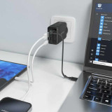 Cargador de pared 2xUSB-C + USB-A 3.0 65W