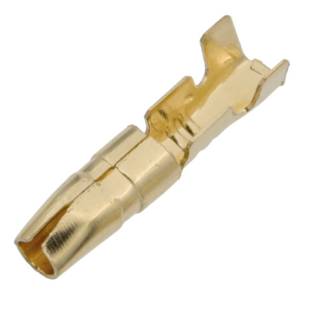 Terminal cilindrico macho enchufable 4mm.