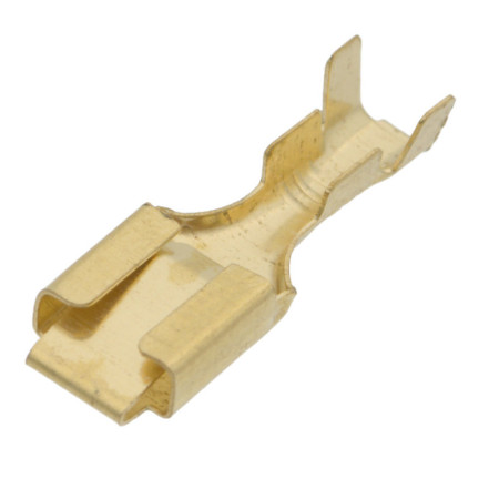 TERMINAL FASTON HEMBRA ENCHUFABLE 6.3mm. RETEN