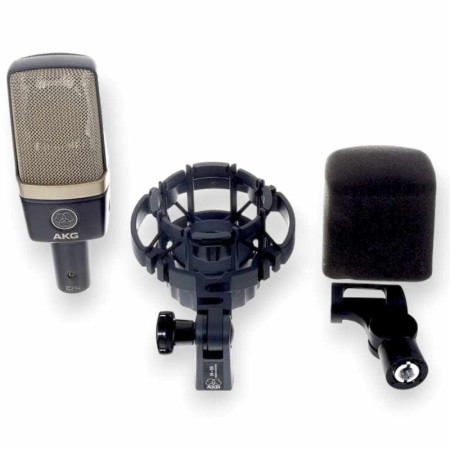 Kit Micrófono cardiode de estudio AKG C314