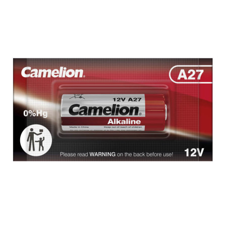 Pila CAMELION A27 12V. No recargable (Unidad)