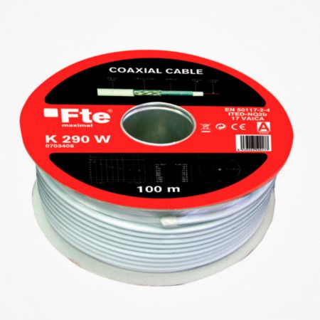 Cable de Antena de TV Baja perdida Rollo 100 mtrs.