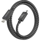 Cable USB-C macho a USB-C macho USB4 1,5 metros