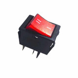CONMUTADOR DOBLE BASCULANTE 16A 250V luminoso rojo
