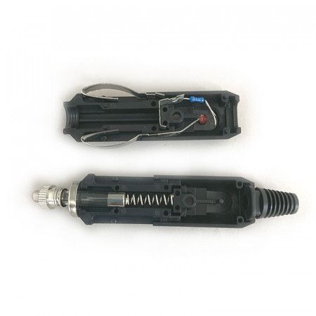 CONECTOR MECHERO AUTOMOVIL con fusible y LED