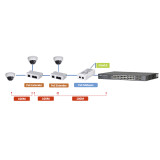 Repetidor POE y LAN PFT1300