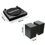 Plato Giradiscos LENCO LS-300BK